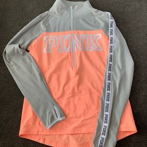 VS PINK 3/4 zip top